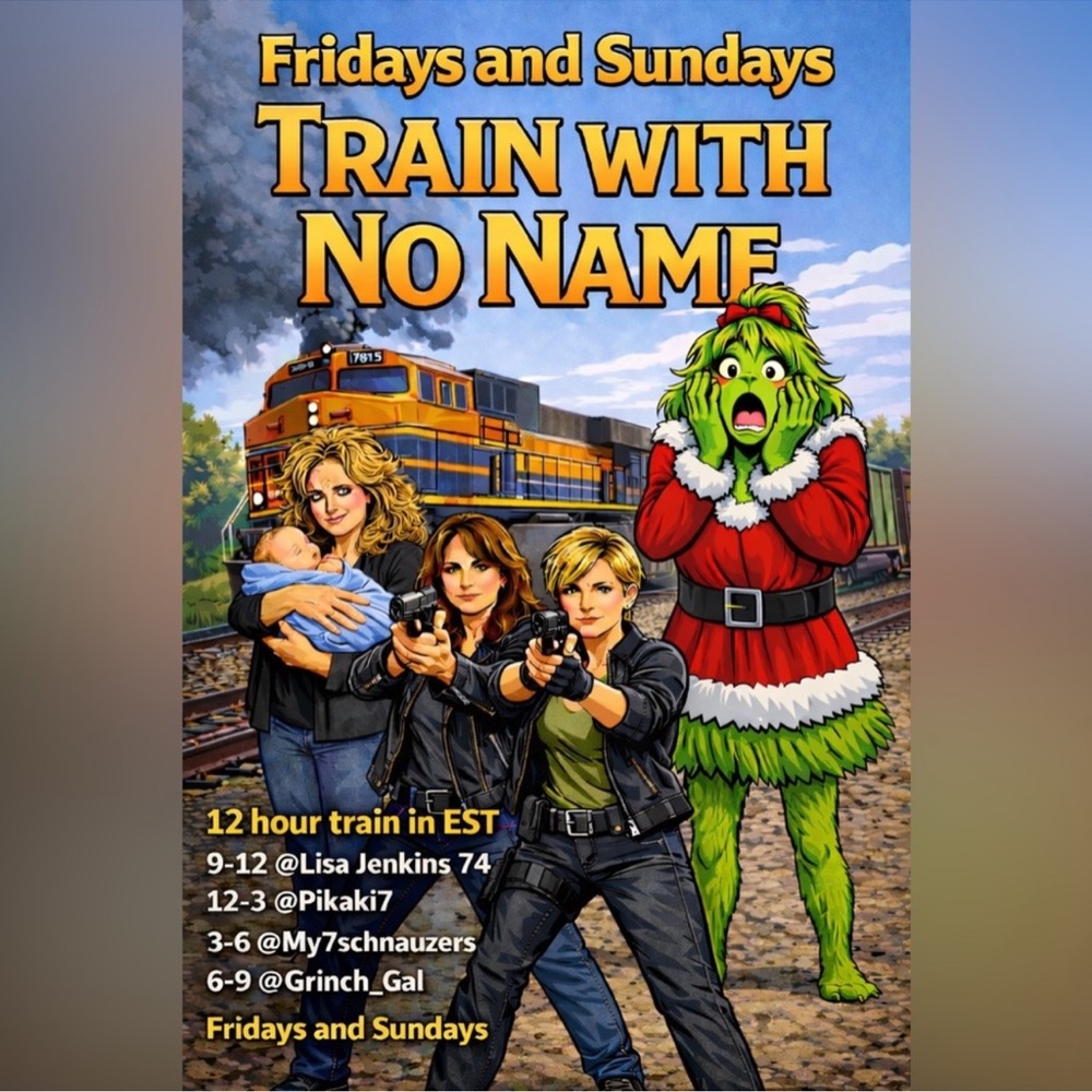 Train With No Name 9–9 Easter Standard time!!